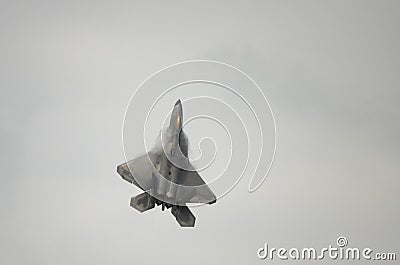 F22 Raptor fighter jet Editorial Stock Photo