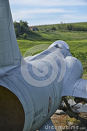 The F-104 Starfighter supersonic plane Editorial Stock Photo