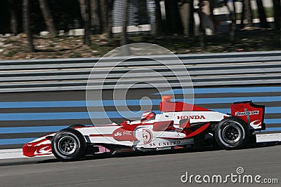 F1 2007 - James Rossiter Super Aguri Editorial Stock Photo