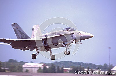 FA-15 Landing at Quonset Point, North Kingstown, RI Editorial Stock Photo