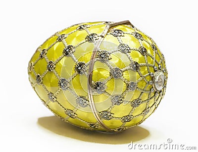 Faberge coronation egg - jewelled egg created by the jewellery firm House of Faberge Editorial Stock Photo