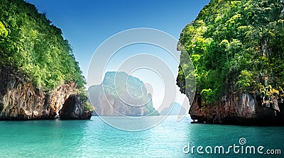 Fabled landscape Stock Photo