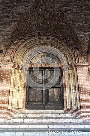 Fabriano, Marches, Italy: historic building Stock Photo