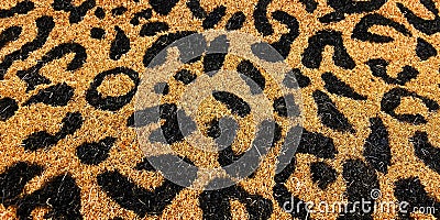 Fabric background texture, leopard print, slight 3D scaling Stock Photo