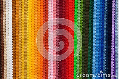 Fabric color samples Stock Photo
