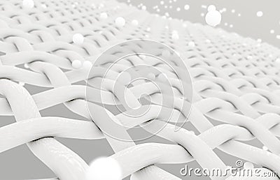 Fabric With Particles Stock Photo