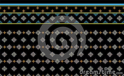 Fabric Pattern Vector Art. Seamless pattern abstract colorful simple repeating texture with meteor Printed ffor adult cloth Vector Illustration