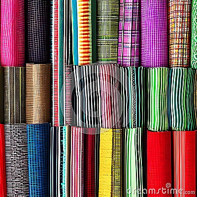 648 Fabric Patterns: A textured and versatile background featuring various fabric patterns in stylish and diverse colors that cr Stock Photo