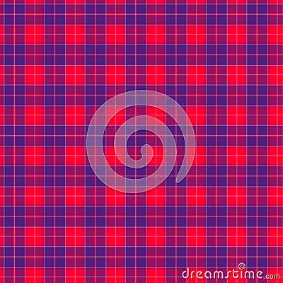 Fabric in red and blue fiber seamless pattern tartan. EPS10 Vector Illustration