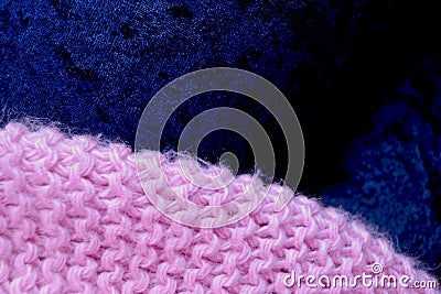 Fabric texture. Cloth background. Fabric pattern. Winter clothes. Warm cloth. Coloful pattern. Stock Photo