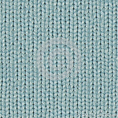 Fabric texture 7 diffuse seamless map. Light turquoise. Stock Photo