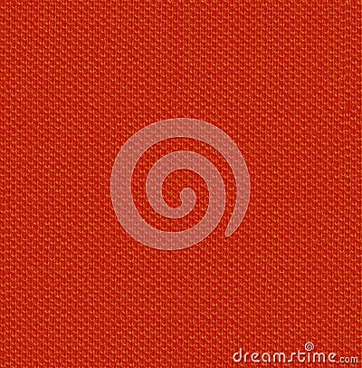 Fabric texture 3 diffuse seamless map. Orange red. Stock Photo