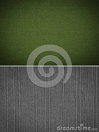 Fabric texture Green Stock Photo