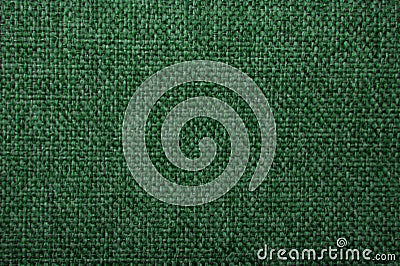 Fabric texture green gobelin Stock Photo
