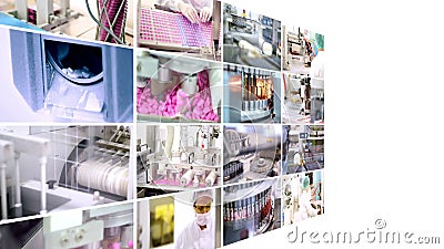 Fabricação farmacêutica - colagem Fabricação farmacêutica - colagem