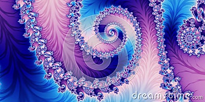 Fabulous horizontal abstract background with Spiral Pattern. You Stock Photo