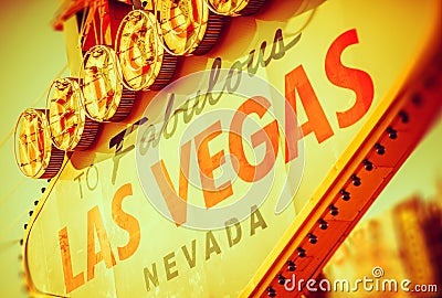 Fabulous Las Vegas Strip Stock Photo