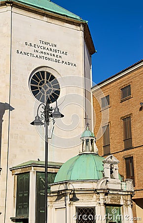 Facade of ancient Paolotti Church (Chiesa dei Minimi di Paola) i Stock Photo