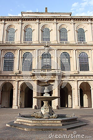 Facade of Barberini Palace Stock Photo