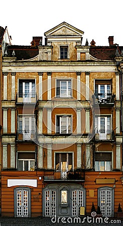 Facade of building Stock Photo