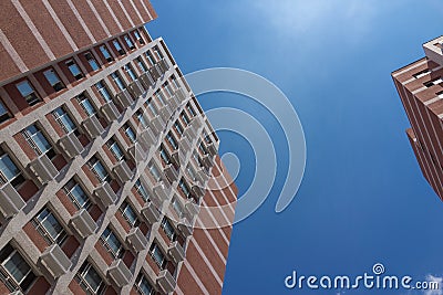 The facade of the building Stock Photo