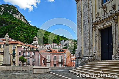 The old town of Campagna. Stock Photo