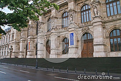 The Court of Appeals romania: curtea de Apel in Bucharest. Stock Photo