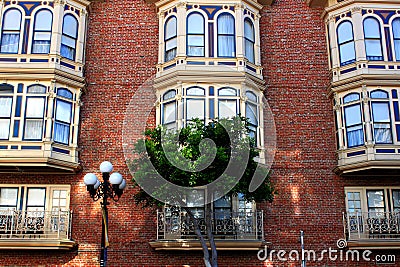 Facade of a historic building Stock Photo