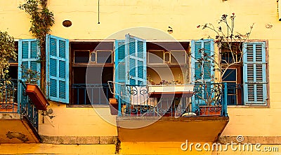 Facade Jaffa Israel Stock Photo