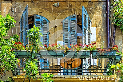 Facade Jaffa Israel Stock Photo