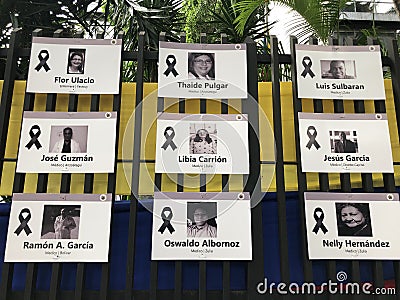 In Memoriam: Healthcare Workers Who Have Died of COVID-19 in Venezuela Editorial Stock Photo