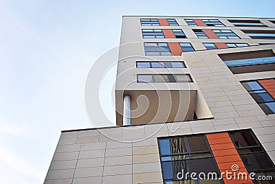 Facade of a modern building Stock Photo
