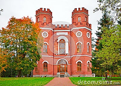 The facade of the pavilion of the Arsenal in the autumn the Alex Stock Photo