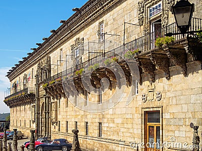 Royal Hospital - Santiago de Compostela Stock Photo