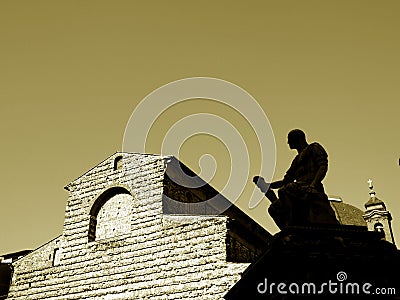 Facade of San Lorenzo Stock Photo