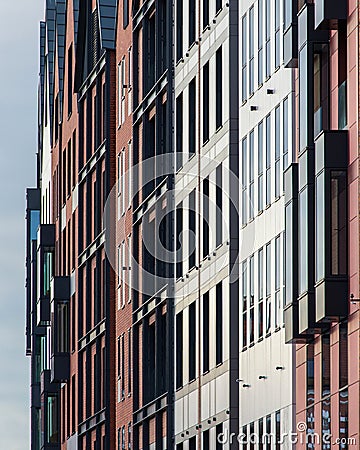 Gdansk, Poland. Facades of modern office buildings Stock Photo