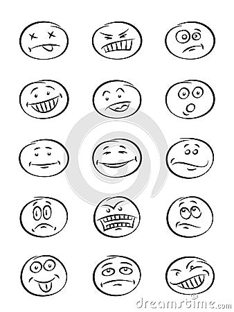 Face expression Vector Illustration