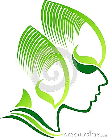 Face leaf Vector Illustration