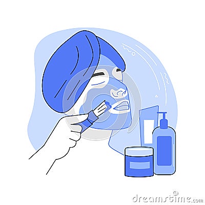 Face mask isolated cartoon vector illustrations. Vector Illustration