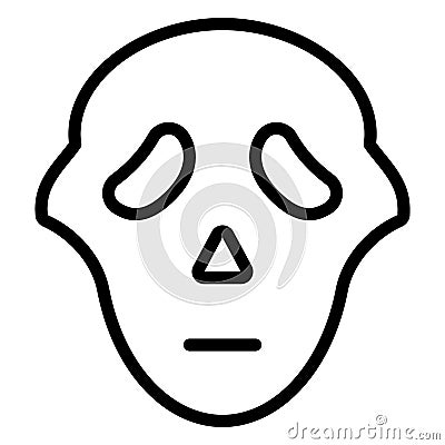 Face mask Isolated Vector icon which can easily modify or edit Vector Illustration