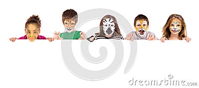 Face-paint Stock Photo