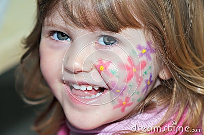 Face painting Stock Photo