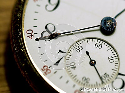 Face Of Time Stock Photo