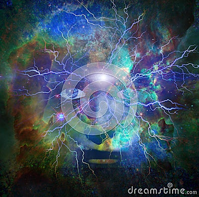 Face of Universe Stock Photo