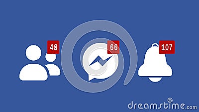 Facebook Animation. Social Network Notifications. Facebook Icons Stock Footage - Video of media, icon: 183828046 Facebook Animation. Social Network Notifications. Facebook Icons Stock Footage - Video of media, icon: 183828046