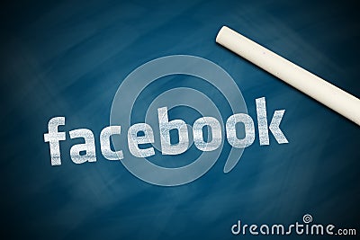 Facebook Banner Editorial Stock Photo