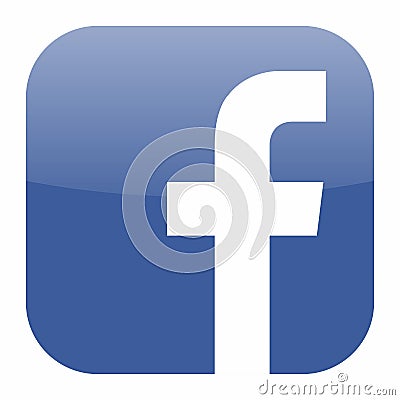 Facebook icon vector Vector Illustration