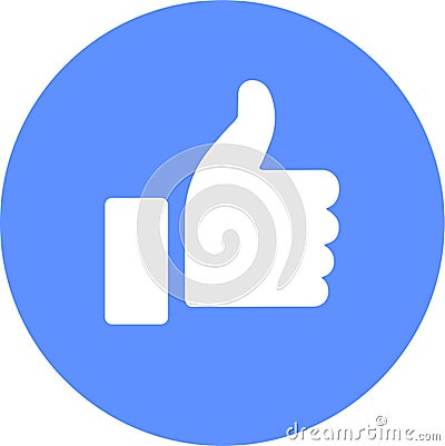 Facebook like icon new logo Editorial Stock Photo