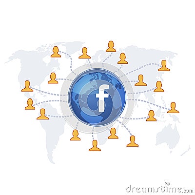 Facebook Like Editorial Stock Photo