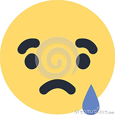 Facebook sad icon new logo Editorial Stock Photo